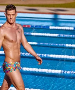 Funky Trunks Panel Pop | Mens Classic Trunks Men Swimwear