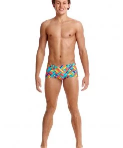Funky Trunks Panel Pop | Mens Classic Trunks Men Swimwear