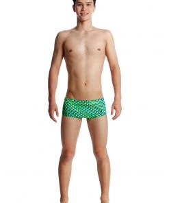 Funky Trunks GREEN GATOR | BOYS PRINTED TRUNKS