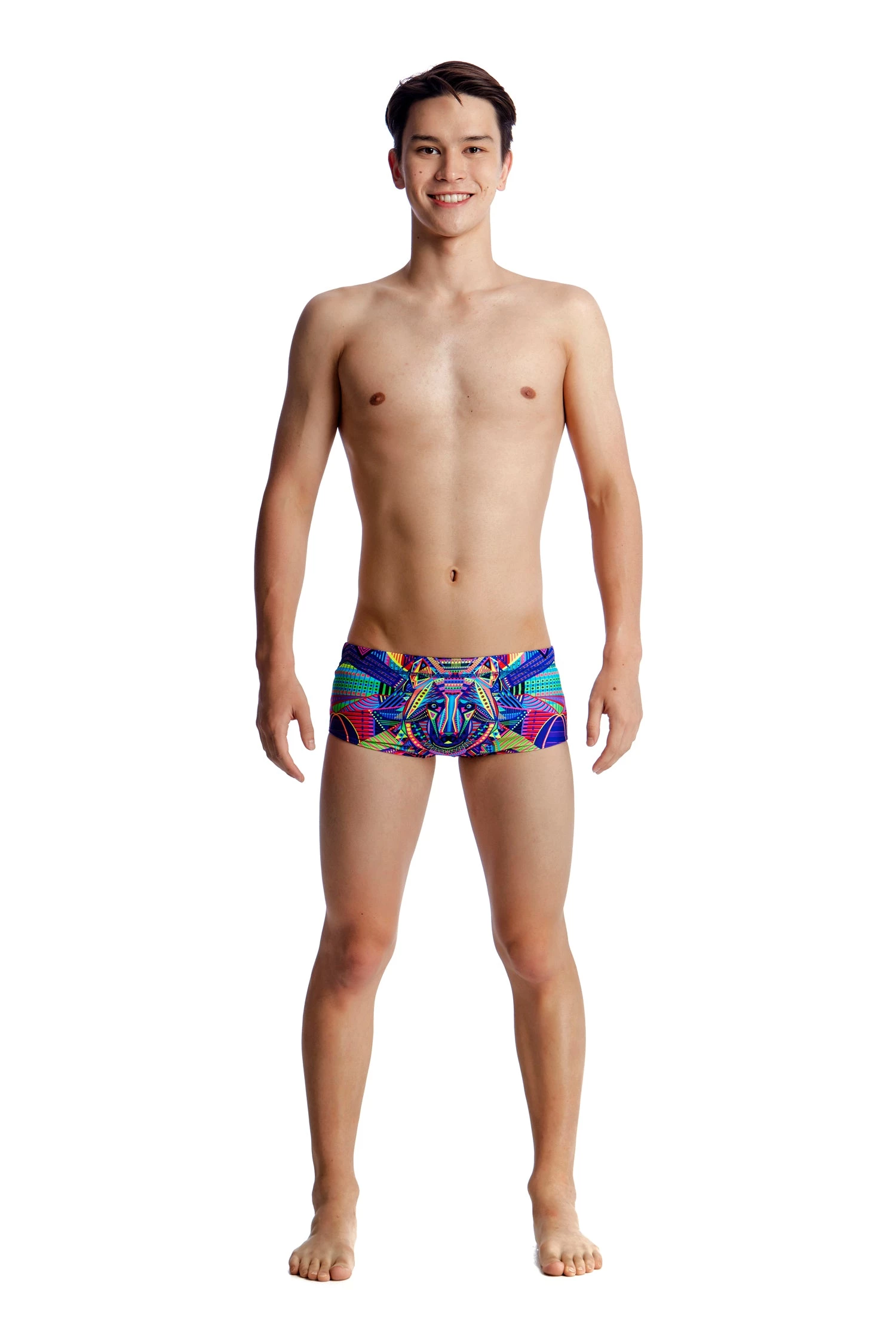 Funky Trunks Boys Swimwear WOLF PACK | BOYS PRINTED TRUNKS