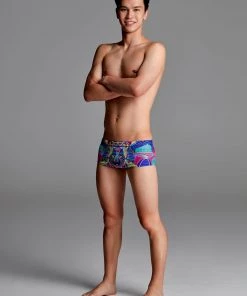 Funky Trunks Boys Swimwear WOLF PACK | BOYS PRINTED TRUNKS