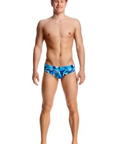 Funky Trunks Men Swimwear CRACK ATTACK | MENS CLASSIC BRIEFS