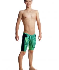 Funky Trunks GREEN GATOR | BOYS TRAINING JAMMERS Boys Swimwear