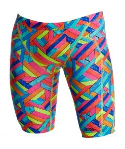 Funky Trunks Men Swimwear PANEL POP | MENS TRAINING JAMMERS
