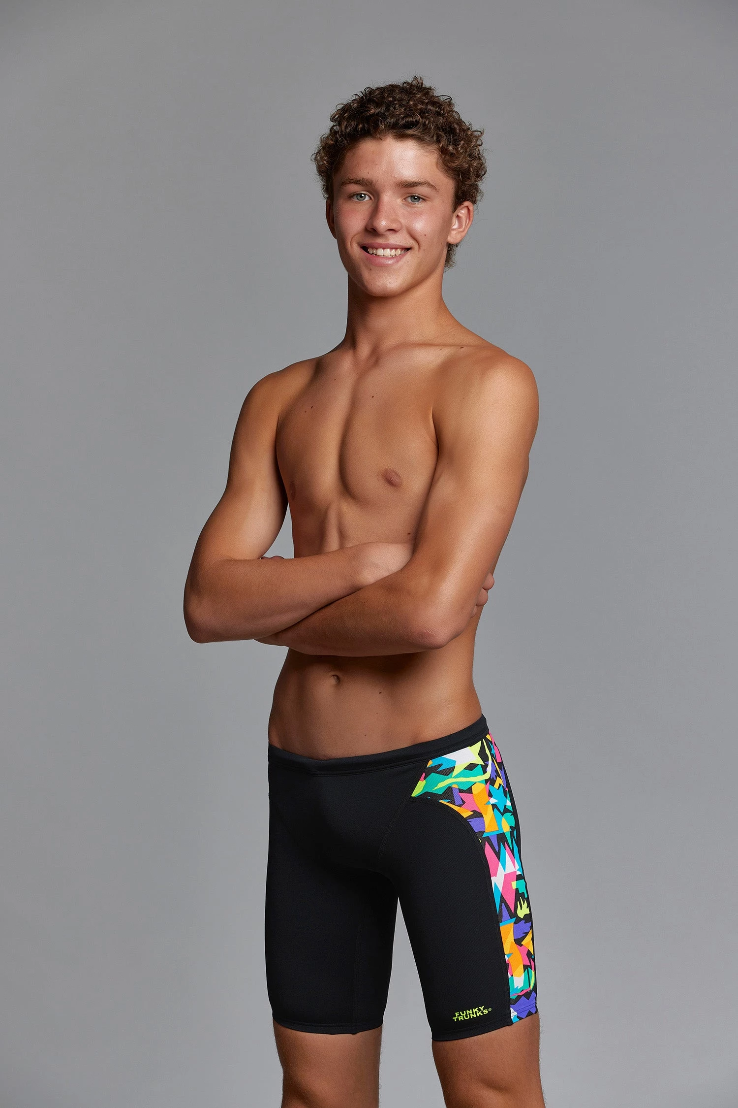 Funky Trunks Paper Cut | Boys Training Jammers