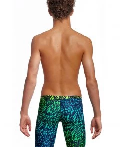 Funky Trunks Spraying Alive | Boys Training Jammers Boys Swimwear