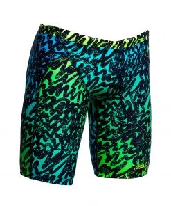 Funky Trunks Spraying Alive | Boys Training Jammers Boys Swimwear