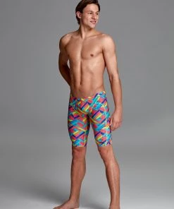Funky Trunks Men Swimwear PANEL POP | MENS TRAINING JAMMERS