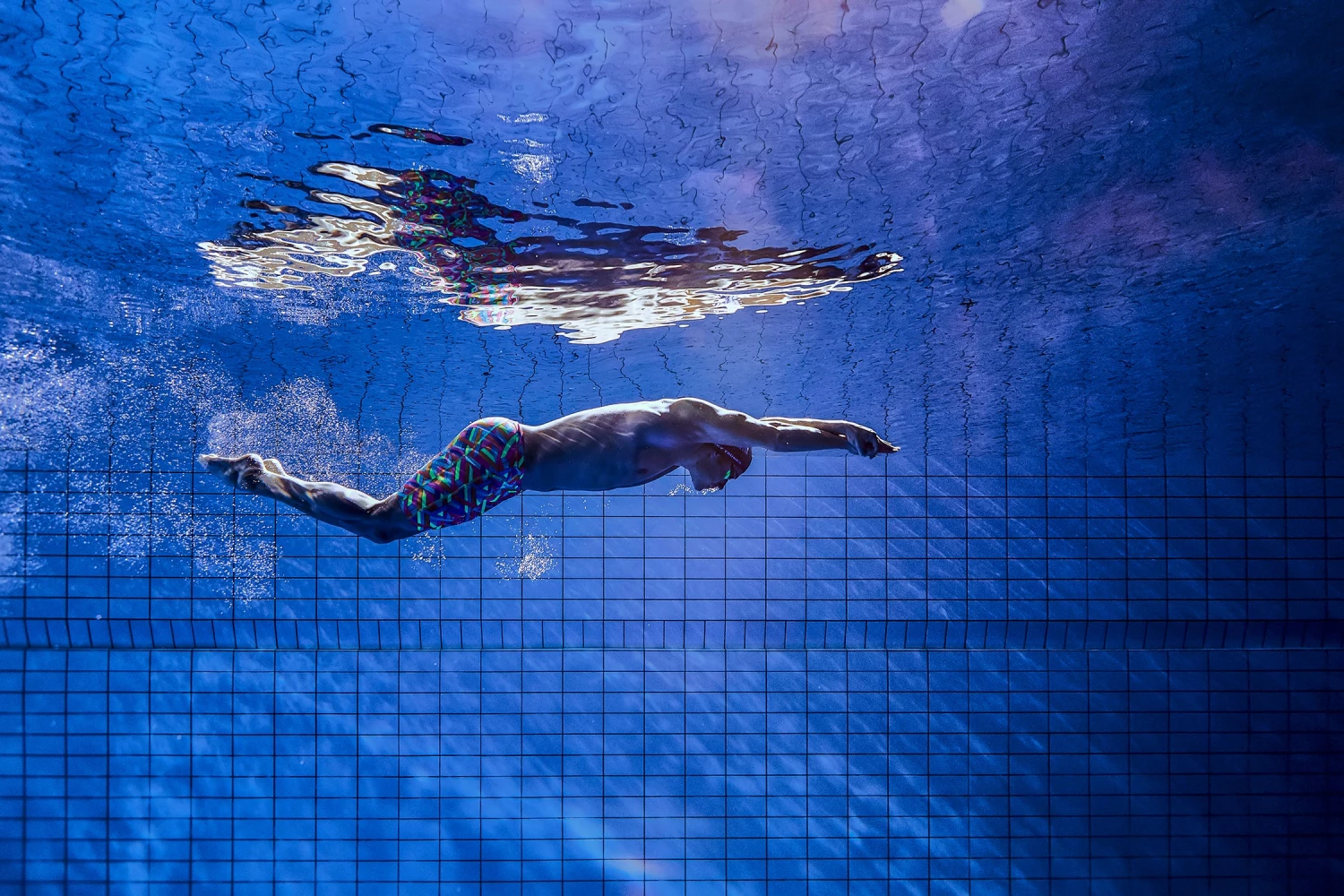 Funky Trunks Men Swimwear PANEL POP | MENS TRAINING JAMMERS