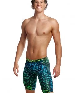Funky Trunks Spraying Alive | Mens Training Jammers Men Swimwear
