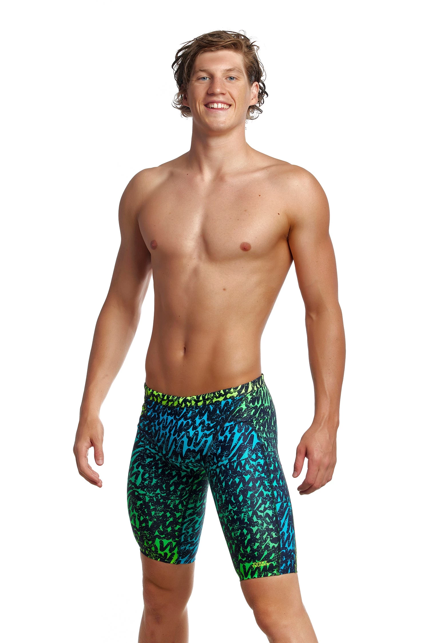 Funky Trunks Spraying Alive | Mens Training Jammers Men Swimwear