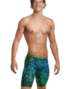 Funky Trunks Spraying Alive | Mens Training Jammers Men Swimwear