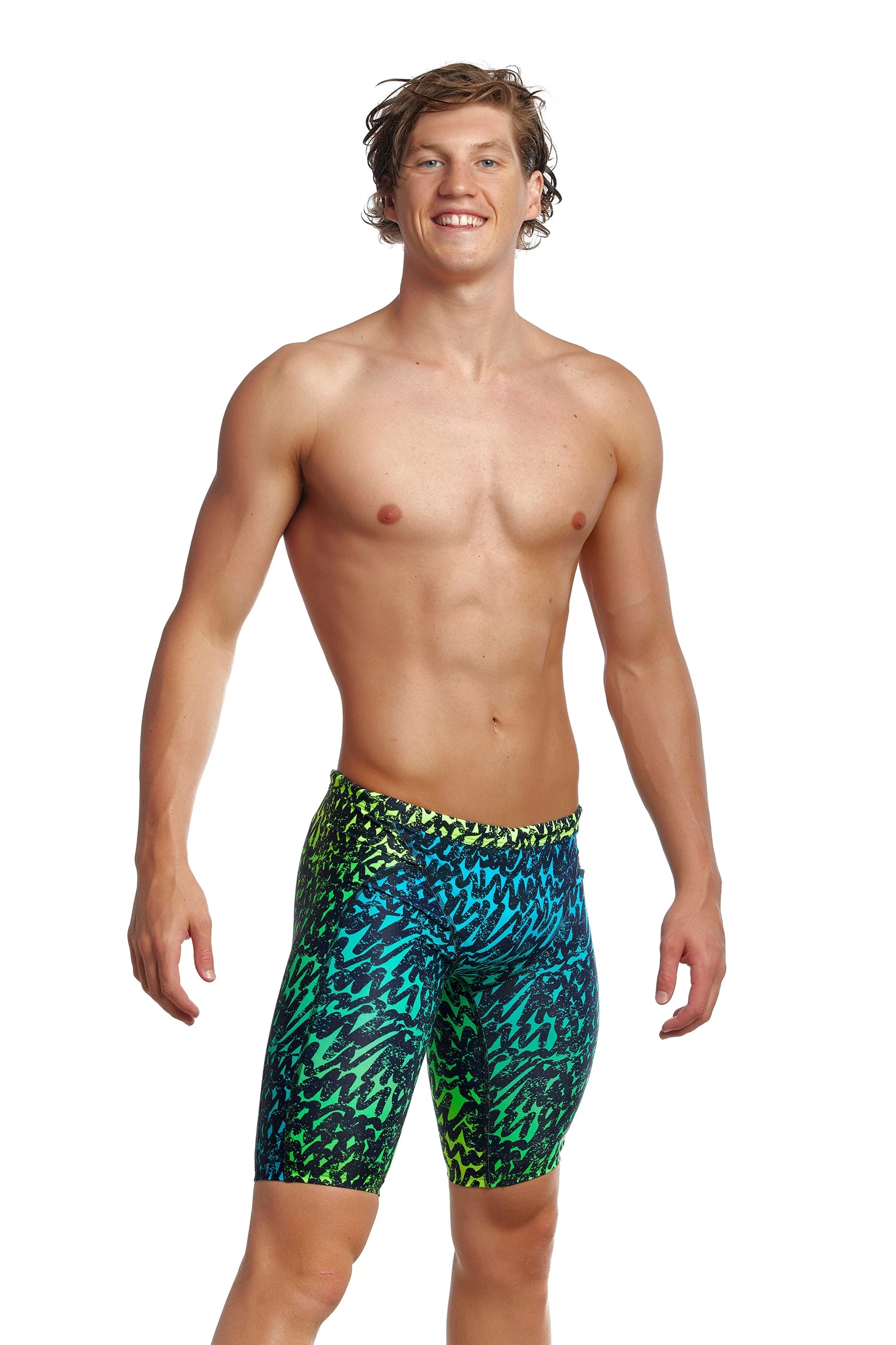 Funky Trunks Spraying Alive | Mens Training Jammers Men Swimwear