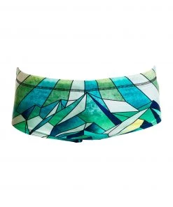 Funky Trunks Boys Swimwear Big Blanc | Boys Sidewinder Trunks