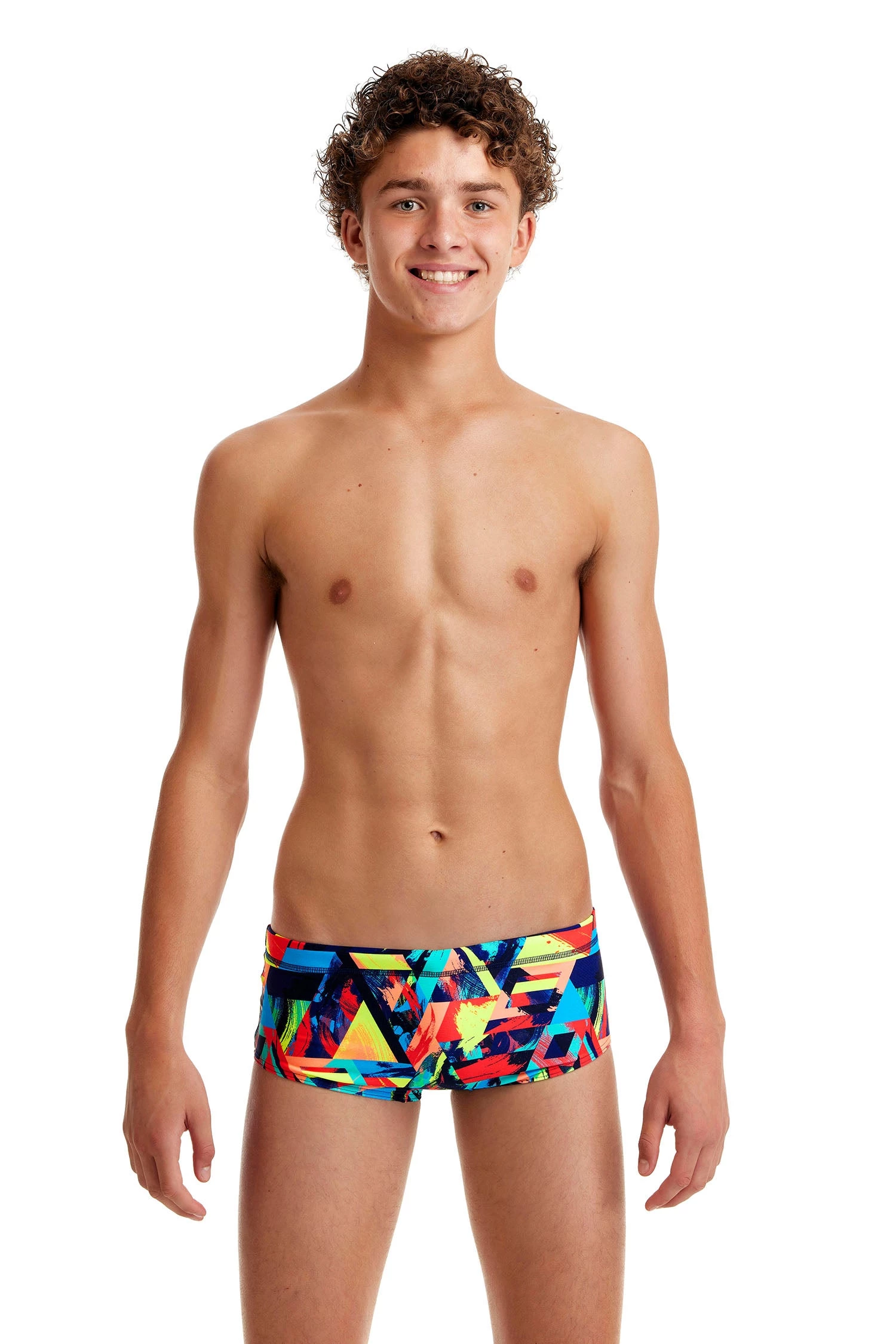 Funky Trunks Blocked Bars | Boys Sidewinder Trunks