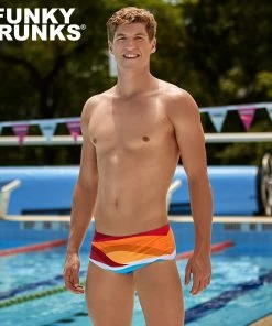 Funky Trunks Lost Landing | Mens Sidewinder Trunks