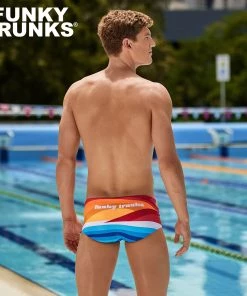 Funky Trunks Lost Landing | Mens Sidewinder Trunks