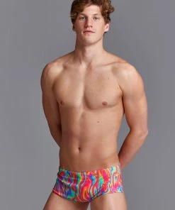 Funky Trunks Moon Shine | Mens Sidewinder Trunks
