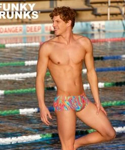 Funky Trunks Moon Shine | Mens Sidewinder Trunks