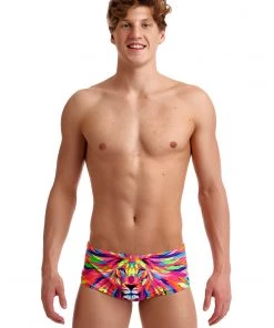 Funky Trunks Pride Power | Mens Sidewinder Trunks Men Swimwear