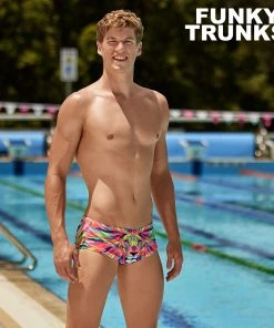 Funky Trunks Pride Power | Mens Sidewinder Trunks Men Swimwear