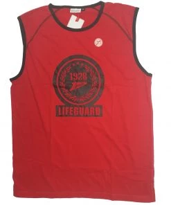 Apparel Speedo® Lifeguard Muscle Vest Men (Red)