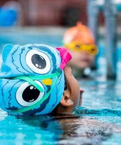 FINIS® Swim Caps Owl | Animal-Shaped Silicone Swim Cap