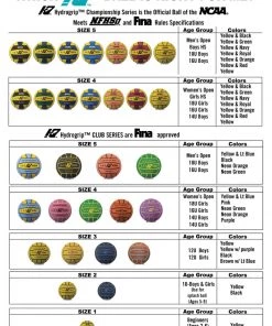 KAP7 Championship Series HydroGrip Water Polo Ball (10U): 12+ | Size 2