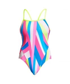 Funkita Women Swimwear Jagged Pill | Ladies Single Strap One Piece