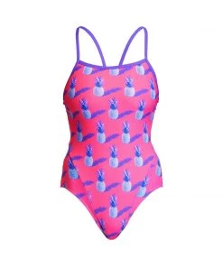 Funkita Women Swimwear Pine Time | Ladies Single Strap One Piece