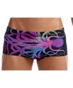 Funky Trunks Men Swimwear OCTOPUSSY | MENS PLAIN FRONT TRUNKS