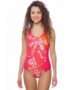 Girls Swimwear Reduced To Clear! | SPEEDO® Acorus Allover Splashback - Pink