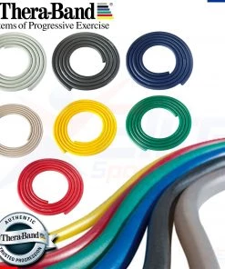 THERABAND PROFESSIONAL LATEX RESISTANCE TUBING, 100 FT. | BLACK (Special Heavy) Resistance Training